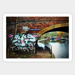 Graffiti Street Art Regent's Canal Camden London Sticker